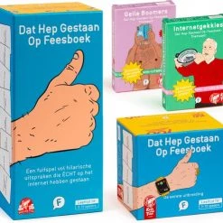 kaartspellen Verkoopwinkel 41 Kuna Una Tuna Games BASISSPEL + 3 UITBREIDINGEN | DAT HEP GESTAAN OP FEESBOEK - Kaartspel + ALLE UITBREIDINGEN