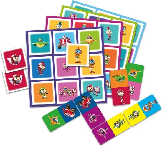 Tactic 3-in-1 Spellen (memo, Lotto, Domino) Top Wing 3 Tactic 3-in-1 Spellen (memo, Lotto, Domino) Top Wing