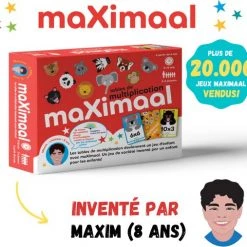 Maximal MaXimaal Tables De Multiplication | Jeu De Soci T | Les Tables De Multiplication Deviennent Un Jeu D Enfant | Partir De 6 Ans | Invent Par Maxim (8 Ans)