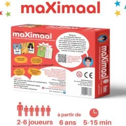 Maximal MaXimaal Tables De Multiplication | Jeu De Soci T | Les Tables De Multiplication Deviennent Un Jeu D Enfant | Partir De 6 Ans | Invent Par Maxim (8 Ans) 23 Maximal MaXimaal Tables De Multiplication | Jeu De Soci T | Les Tables De Multiplication Deviennent Un Jeu D Enfant | Partir De 6 Ans | Invent Par Maxim (8 Ans) -kaartspellen Verkoopwinkel 550x522 1