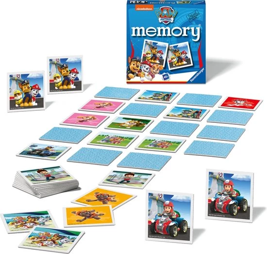 Ravensburger PAW Patrol Memory® - Kaartspel Memory®, Het Wereldberoemde Spel Dat Nooit Verveelt. 3 Ravensburger PAW Patrol Memory® - Kaartspel Memory®, Het Wereldberoemde Spel Dat Nooit Verveelt.