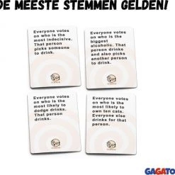 Gagato Set Kaarten - These Cards Will Get You Drunk & These Cards Will Get You Drunk Too - Inclusief Shot Dispenser Blauw - Drankspel - Kaartspel -kaartspellen Verkoopwinkel 550x526 1