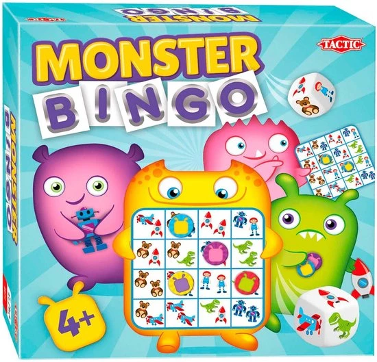 Tactic Kinderspel Monster Bingo 3 Tactic Kinderspel Monster Bingo