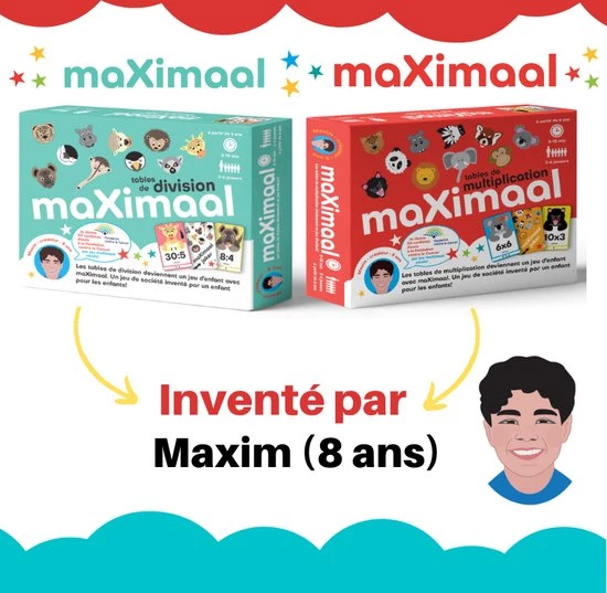 Maximal MaXimaal Tables De Multiplication | Jeu De Soci T | Les Tables De Multiplication Deviennent Un Jeu D Enfant | Partir De 6 Ans | Invent Par Maxim (8 Ans) 10 Maximal MaXimaal Tables De Multiplication | Jeu De Soci T | Les Tables De Multiplication Deviennent Un Jeu D Enfant | Partir De 6 Ans | Invent Par Maxim (8 Ans) - Afbeelding 8