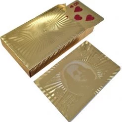 Life-time Lifetime Luxe Gold Classic Speelkaarten - Kunststof - 60 X 90 X 2 Mm. -kaartspellen Verkoopwinkel 550x548 2
