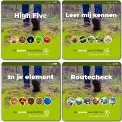 De Pauzewandeling Set Van 4 Thema's - Coaching - Wandelcoaching - Kaartspel Voor Buiten - Gesprekskaarten - Cadeau - Teambuilding - Training - Teamuitje - Coachkaarten - Leren - Samenwerking - Kerstpakket - Kerstcadeau - Teamcoaching - Vitaliteit -kaartspellen Verkoopwinkel 550x549 15