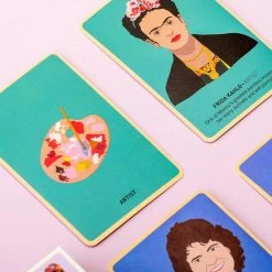 Kikkerland Iconic Women Matching Game - Memory Spel - Spel Voor Onderweg -kaartspellen Verkoopwinkel 550x550 141