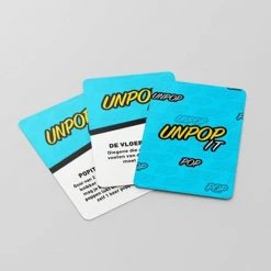Happyshopper UnPop It Kaartspel - Fidget Toys - Pop It - 51 Opdrachten - Karton - Blauw -kaartspellen Verkoopwinkel 550x550 311