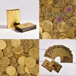 Brenlux - Speelkaarten - Kaartspel - Waterproof Kaarten - Gouden Kaarten - Poker Kaarten - Speelkaarten Waterdicht - Potje Kaarten