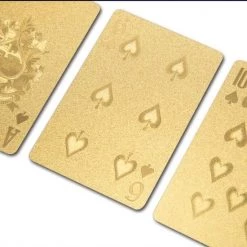 REBL Luxe Gouden Speelkaarten / Poker Kaarten - Geplastificeerd -kaartspellen Verkoopwinkel 550x551 5