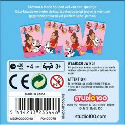 Studio 100 Kwartetspel Samson & Marie Junior Karton Blauw/rood -kaartspellen Verkoopwinkel 550x554 4