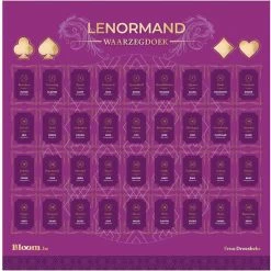 Bloom Lenormand Waarzegdoek Vierkant