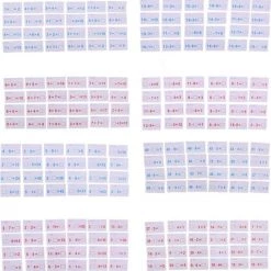 ZaciaToys Educatief Kaartspel - Leerspel - Leren Rekenen - Denksport - Educatieve Kaartspellen - Flashkaart - Geheugenkaart - Flitskaart 4 Stuks - Optellen - Aftrekken - Delen - Vermenigvuldigen -kaartspellen Verkoopwinkel 550x558 10