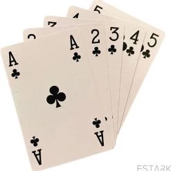 ESTARK Luxe Speelkaarten - 4 Sets - Plastic Coating - Poker Kaarten - Kaartspel - Spelkaarten - Spel Kaart - 4 X 56 - Gezelschapsspel - Spelen - Playing Cards - Cijfer In Alle 4 De Hoeken - 4 STUKS -kaartspellen Verkoopwinkel 550x558 2