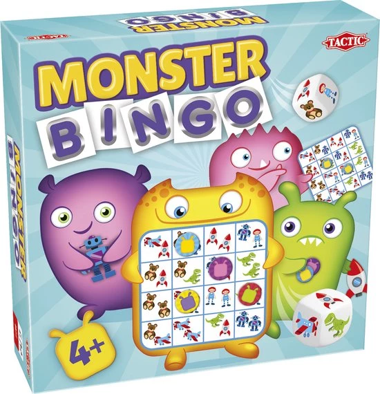 Tactic Kinderspel Monster Bingo 4 Tactic Kinderspel Monster Bingo - Afbeelding 2