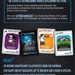 Merkloos Spellenbundel - Kaartspel - 2 Stuks - Exploding Kittens NFSW NL (18+) & Imploding Kittens NL -kaartspellen Verkoopwinkel 550x601 3