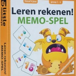 kaartspellen Verkoopwinkel 59 Fivelittlemonkeys Leren Rekenen! Memo-spel - Educatief Spel - Kaartspel - Vanaf 4 Jaar - 2 Tot 4 Spelers - Rekenen - Optellen En Aftrekken - Educatief Speelgoed - Leren Rekenen - Sommen - Sinterklaas - Schoencadeau - Cadeau - Sint - 5 December