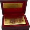 AA Commerce Luxe Gouden Speelkaarten - Poker Kaarten Set Kaartspel - Plastic Playing Cards Geplastificeerd -kaartspellen Verkoopwinkel 550x614