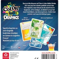 Shuffle - Color Addict Drinks - Kaartspel - Familiespel - Nederlands -kaartspellen Verkoopwinkel 550x618 2