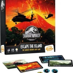 Shuffle - Jurassic World: Escape The Island - Kaartspel - Familiespel -kaartspellen Verkoopwinkel 550x629