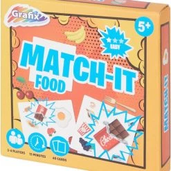 Grafix Match-It Kaartspel 5+ - Food