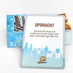 KATERTJE KATEREN - Feestbeesten Editie | Drankspellen - Partygame - Speelkaarten - Kaartspel - Officieel Spel -kaartspellen Verkoopwinkel 550x661