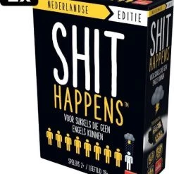 Goliath 2x Shit Happens Voor Sukkels Die Geen Engels Kunnen 18+ - Nederlandstalig Kaartspel - Partyspel - Rangschik Ongewenste Situaties! -kaartspellen Verkoopwinkel 550x662 2