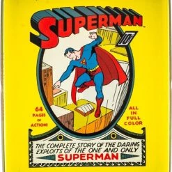 Cartamundi Speelkaarten Superman Aluminium/karton Geel/rood