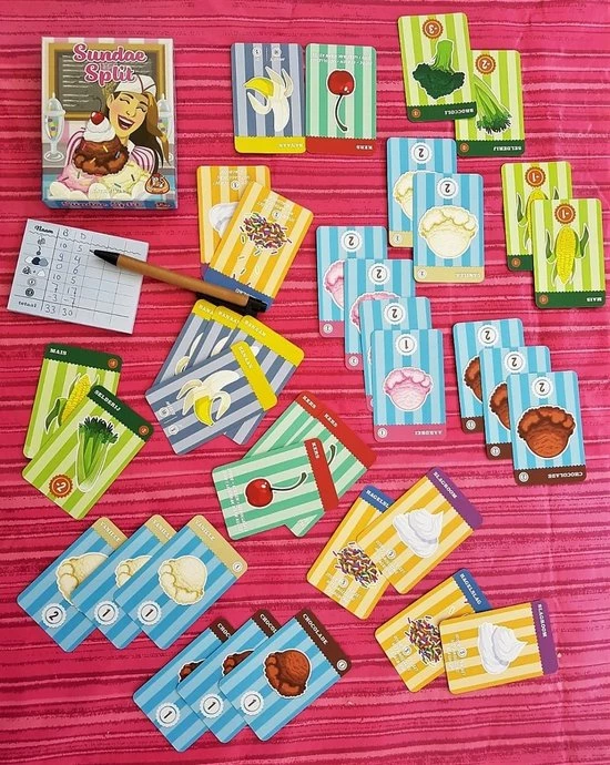 White Goblin Games Kaartspel Sundae Split 4 White Goblin Games Kaartspel Sundae Split - Afbeelding 2