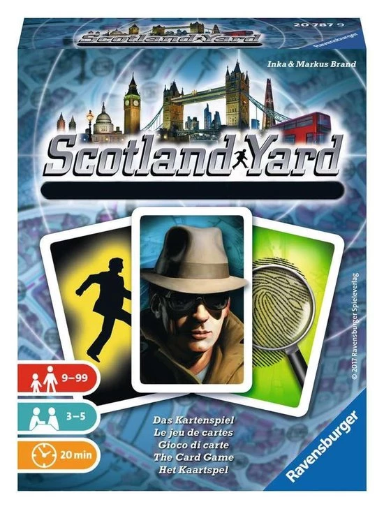 Ravensburger Scotland Yard Kaartspel 3 Ravensburger Scotland Yard Kaartspel