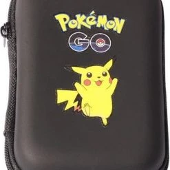 Merkloos Pokemon Kaarten Houder - Album Hard Case Capaciteit 50 Stuks - Kaarten Box Zwart