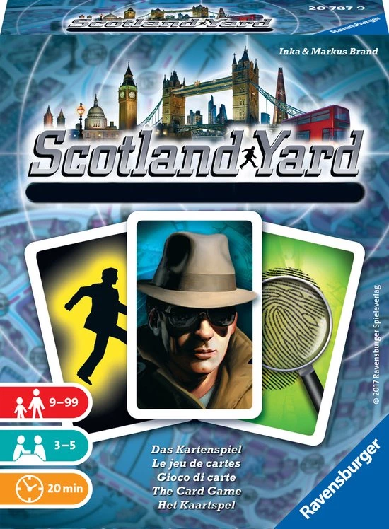 Ravensburger Scotland Yard Kaartspel 6 Ravensburger Scotland Yard Kaartspel - Afbeelding 4