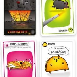 Merkloos Spellenbundel - Kaartspel - 2 Stuks - Exploding Kittens & Skip-Bo -kaartspellen Verkoopwinkel 550x755 4