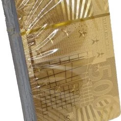 Luxe Kaarten Set - Goud Geplastificeerd - Met Opbergdoos - Poker - Waterproof - 500 Eurobiljet Model - ODaani -kaartspellen Verkoopwinkel 550x763 4