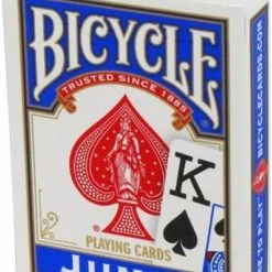 Merkloos Bicycle Rider Back Jumbo 2 Index Speelkaarten Blauw