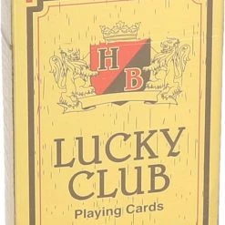 Trendo Lucky Club Speelkaarten Rood 9 X 6 Cm