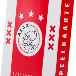 AFC Ajax Speelkaarten Ajax Wit/rood/wit XXX Logo - Kaartspel AJAX Amsterdam