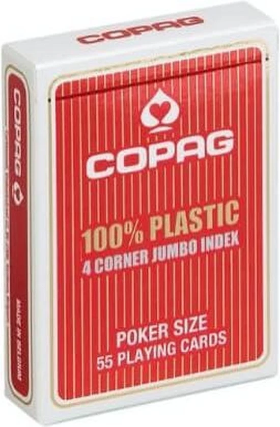COPAG Poker Speelkaarten Blauw 4 Hoeken 5 COPAG Poker Speelkaarten Blauw 4 Hoeken - Afbeelding 3